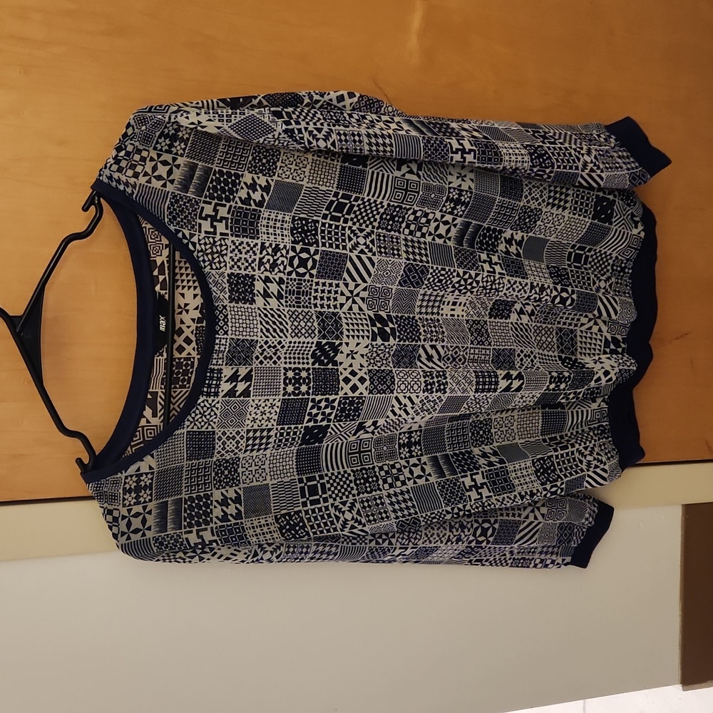 Sheer top.